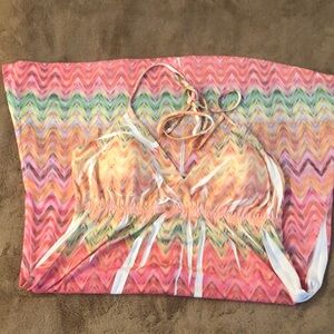 Body Central Multicolor Zigzag dress size medium. “1990” Vintage.